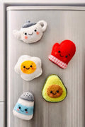 Breakfast fridge magnets
